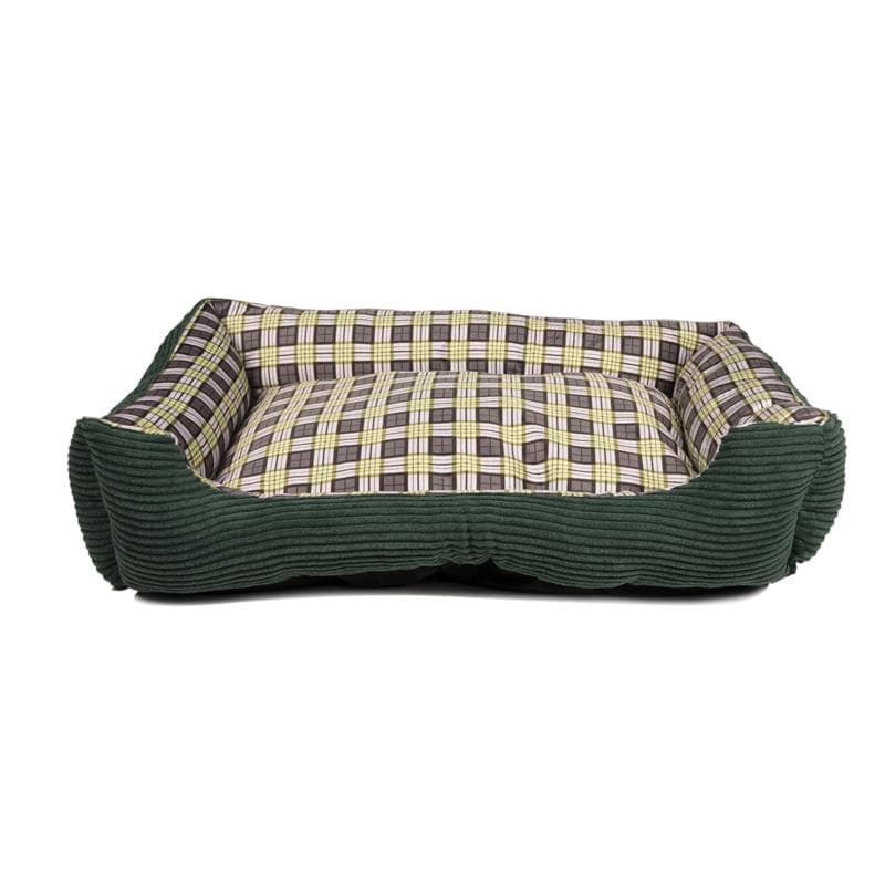 Soft bed sofa for a dog 75 x 58 x 19 cm size. L (green) 1