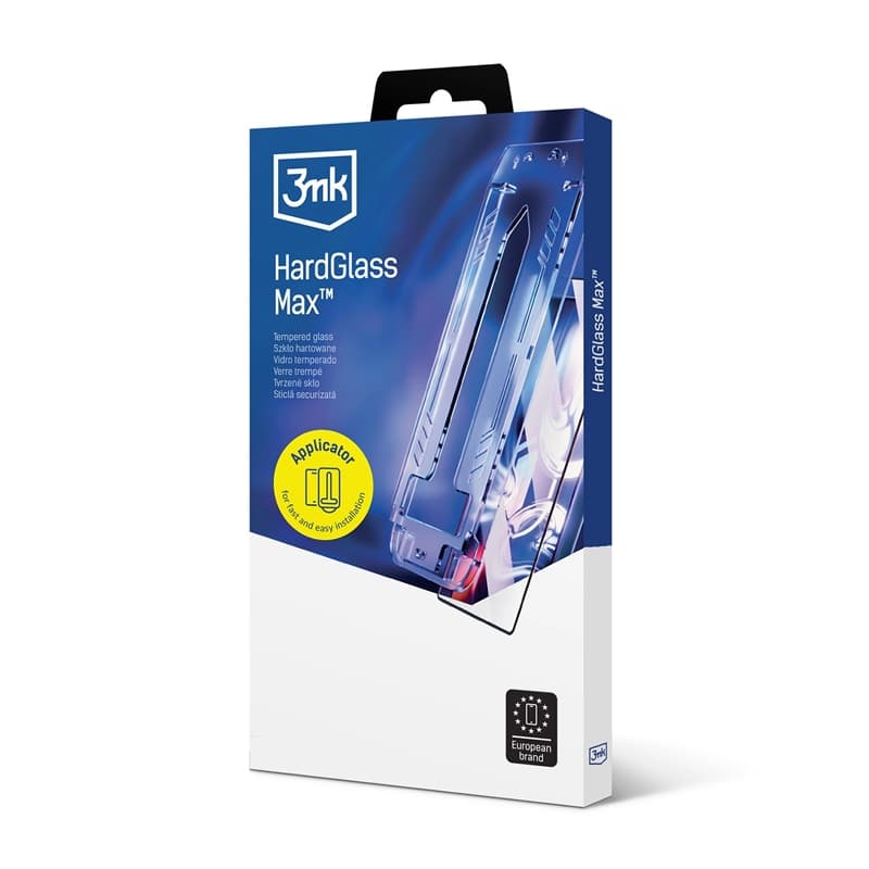 3mk HardGlass Max - Tempered Glass with Applicator for iPhone Air (Black) 8