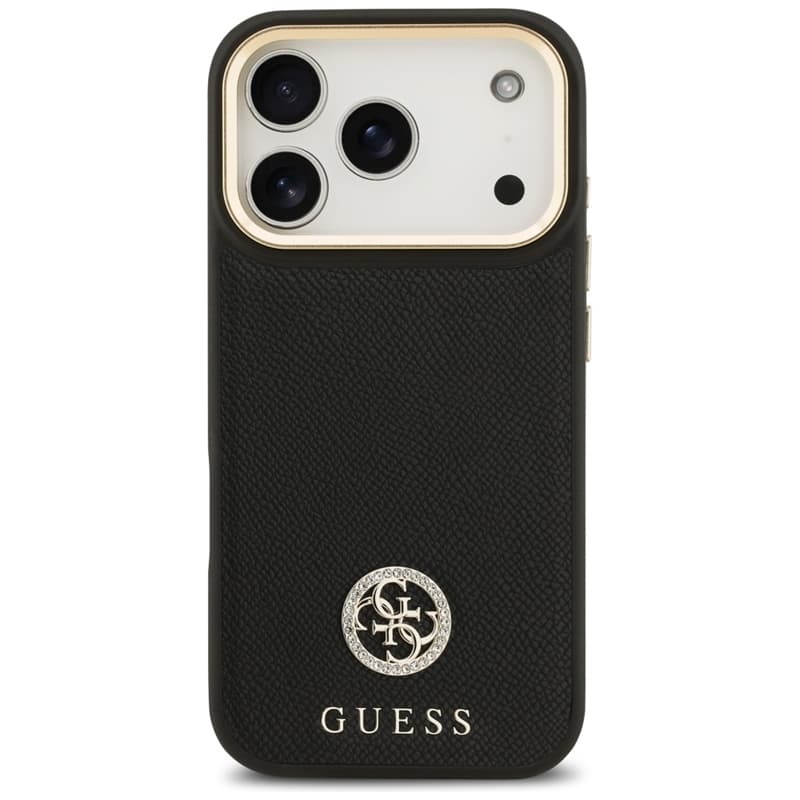 Guess Grained Strass Logo MagSafe - Case iPhone 17 Pro (black) 3