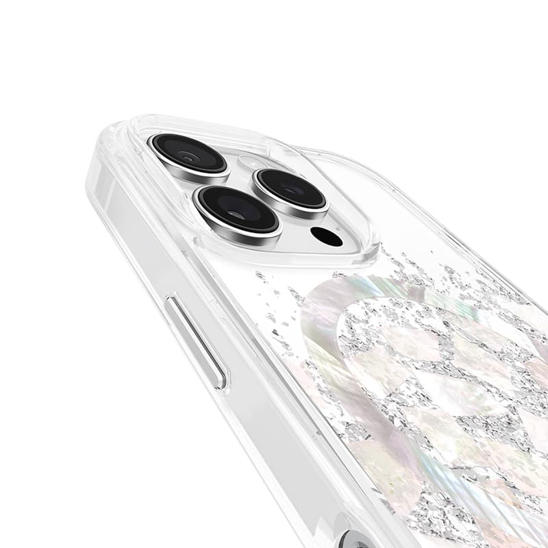 Case-Mate Karat MagSafe - Case for iPhone 16 Pro with Pearl Inlay (A Touch of Pearl) 8
