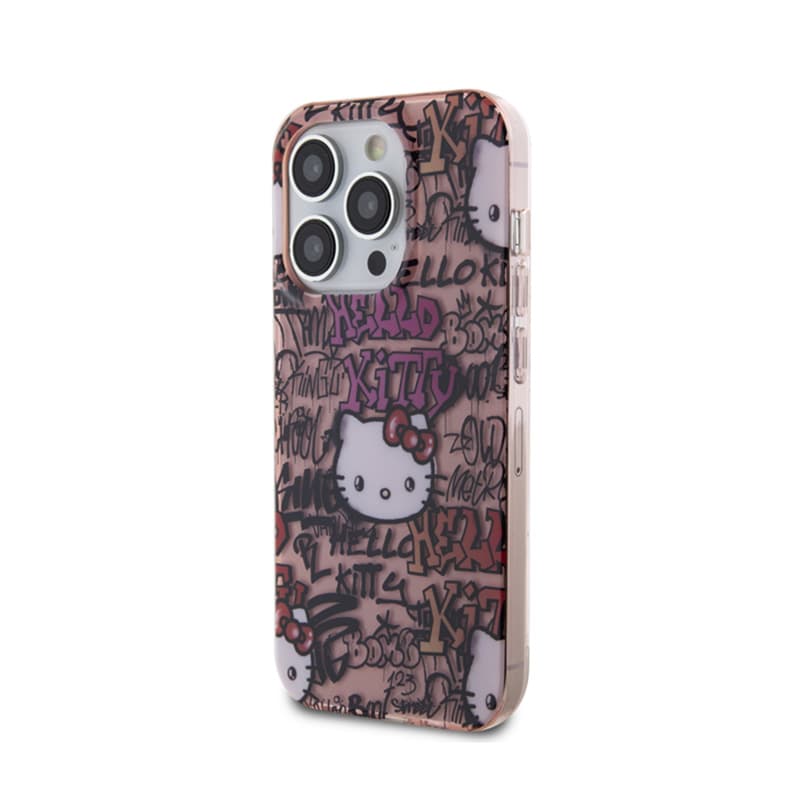 Hello Kitty IML Tags Graffiti - iPhone 15 Pro Case (pink) 2