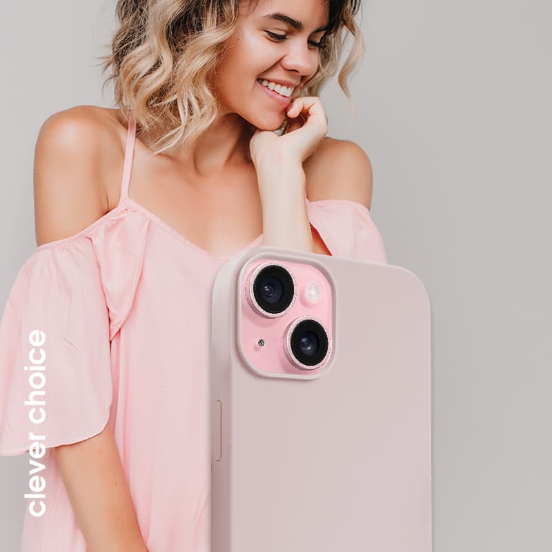 Crong Color Cover Magnetic - iPhone 15 MagSafe Case (sand pink) 4