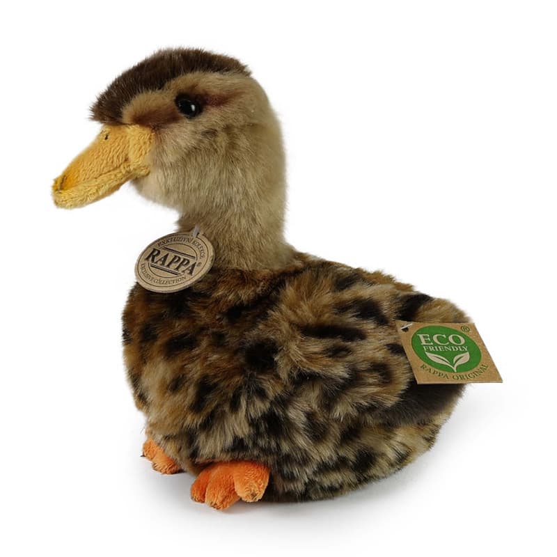 Rappa - Realistic Plush Mallard Duck 19 cm Eco-Friendly 1