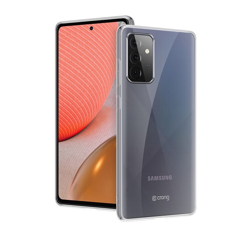 Crong Crystal Slim Cover - Samsung Galaxy A72 Case (Transparent) 2