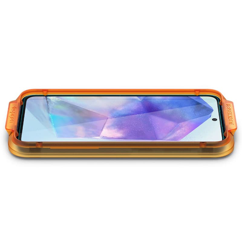 Spigen Alm Glas.TR 2-Pack - Tempered glass for Samsung Galaxy A55 5G (Transparent) 3