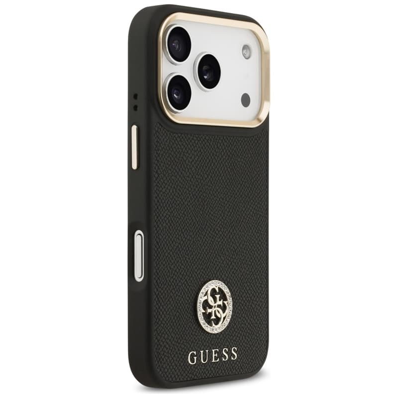 Guess Grained Strass Logo MagSafe - Case iPhone 17 Pro (black) 4