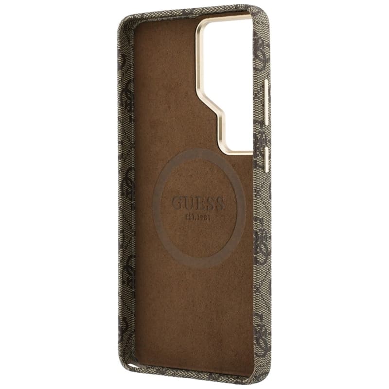 Guess 4G Script MagSafe - Samsung Galaxy S26 Ultra Case (Brown) 7