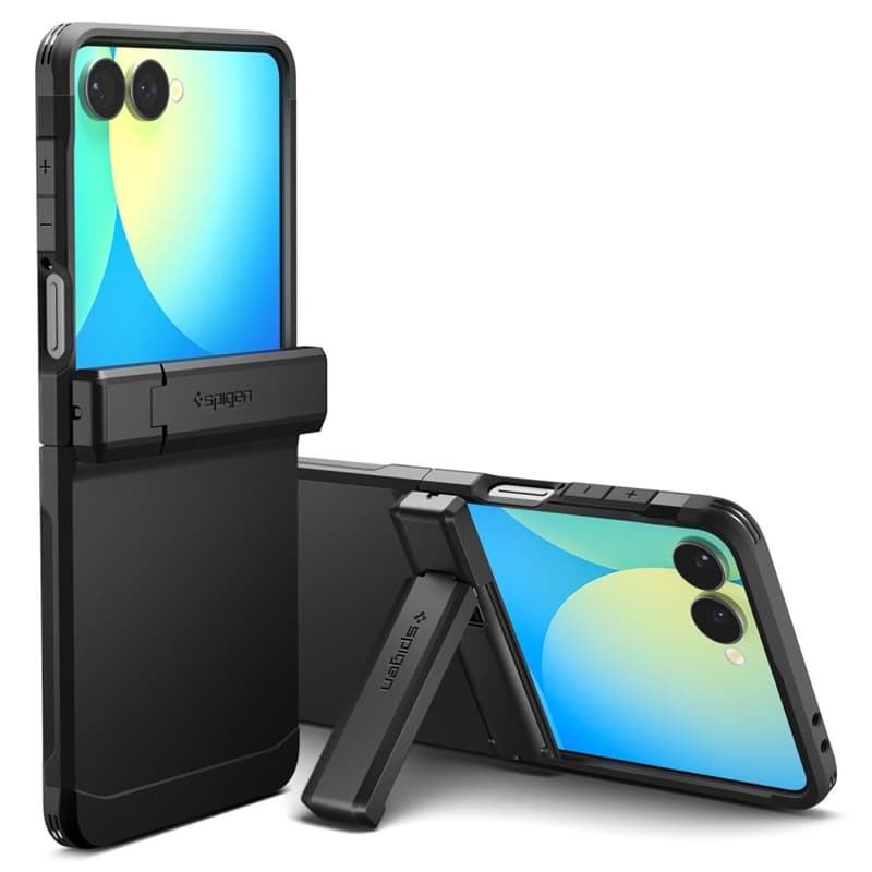 Spigen Tough Armor Pro Mag MagSafe - Case for Samsung Galaxy Z Flip 7 (Black)
