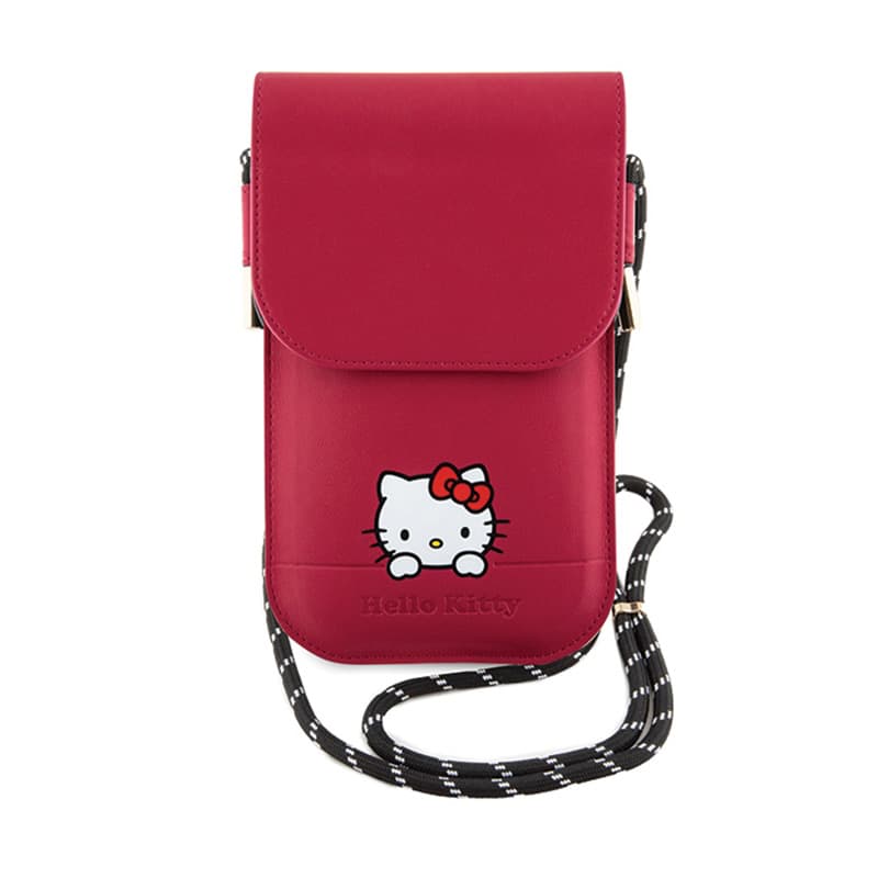 Hello Kitty Leather Daydreaming Cord - Phone crossbody bag (pink) 2