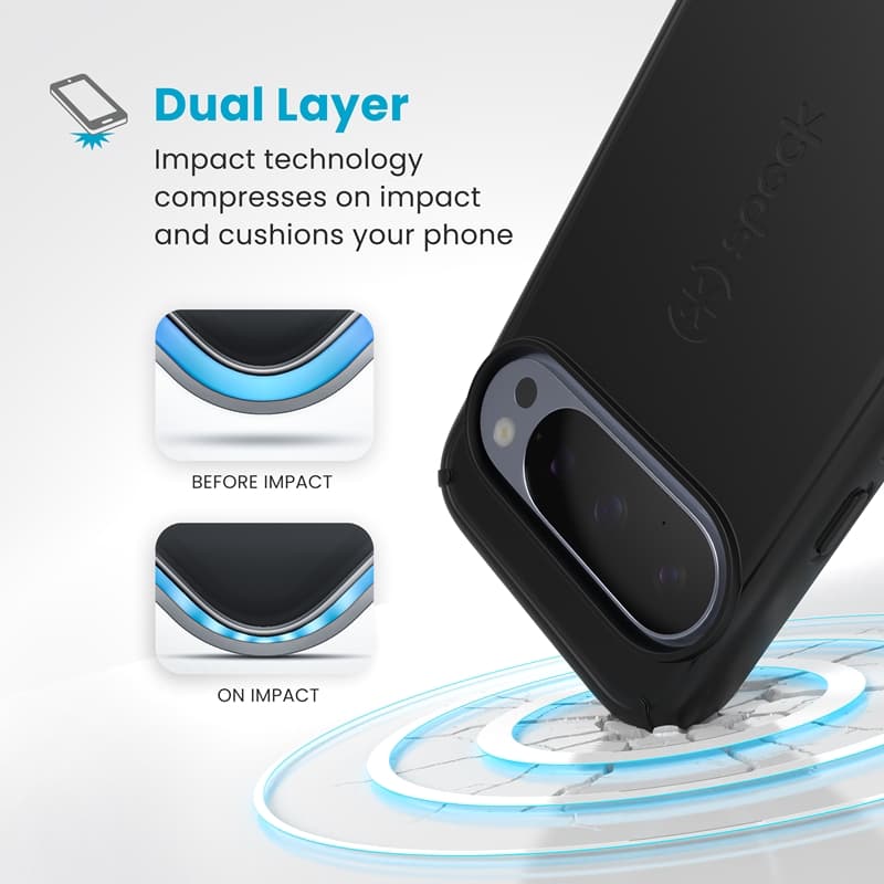 Speck ImpactHero Slim – Google Pixel 10 Pro XL Case (Black) 2