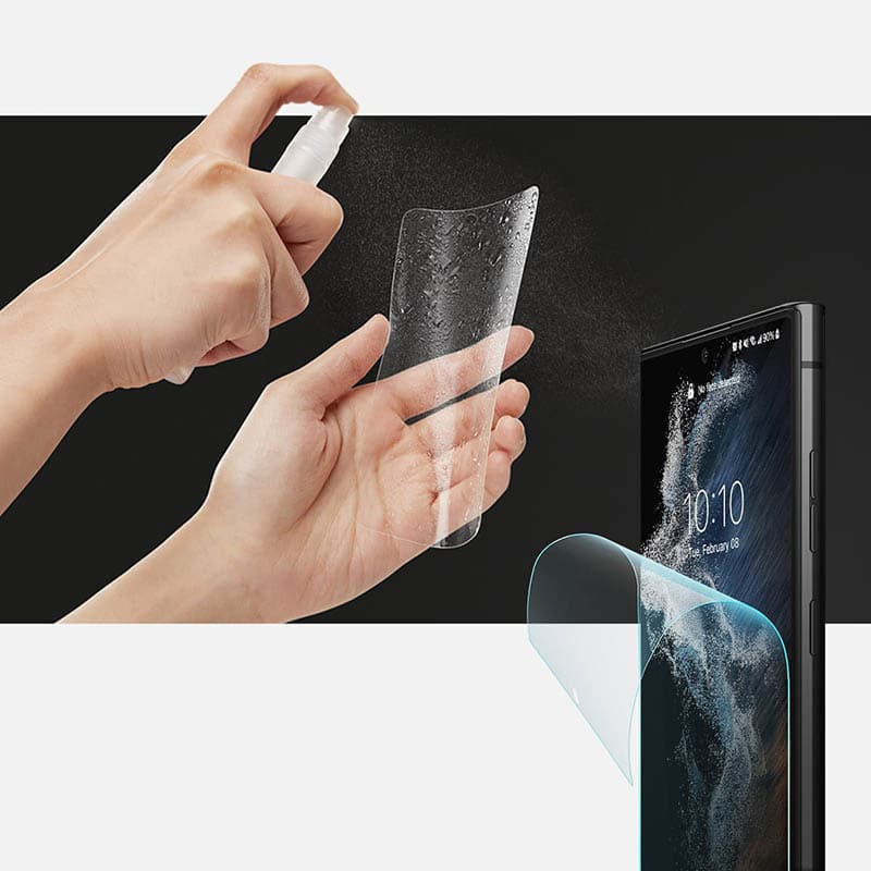 Spigen Neo Flex - Samsung S22 Ultra protective film (Transparent) 7
