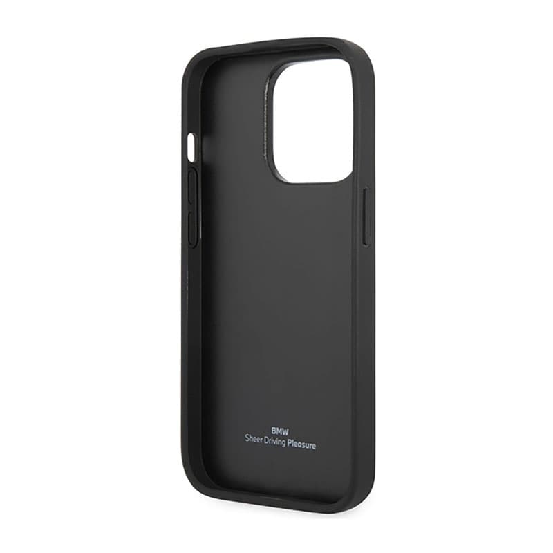 BMW Leather Diamond Pattern - Case for iPhone 14 Pro (Burgundian) 7