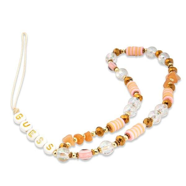 Guess Phone Strap Beads Bohemia Brown 1