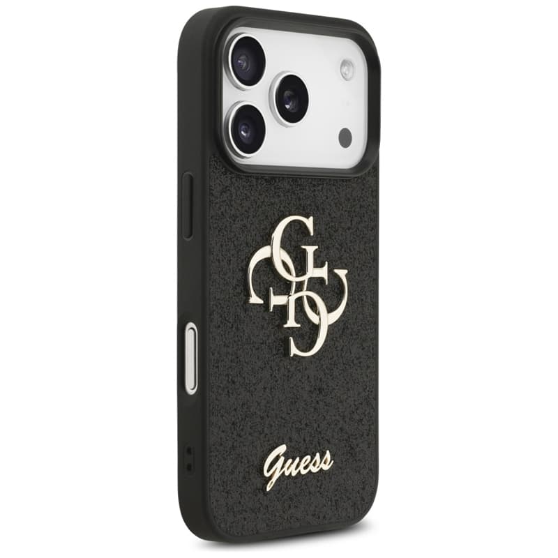 Guess Fixed Glitter Big 4G - Case for iPhone 17 Pro (black) 4