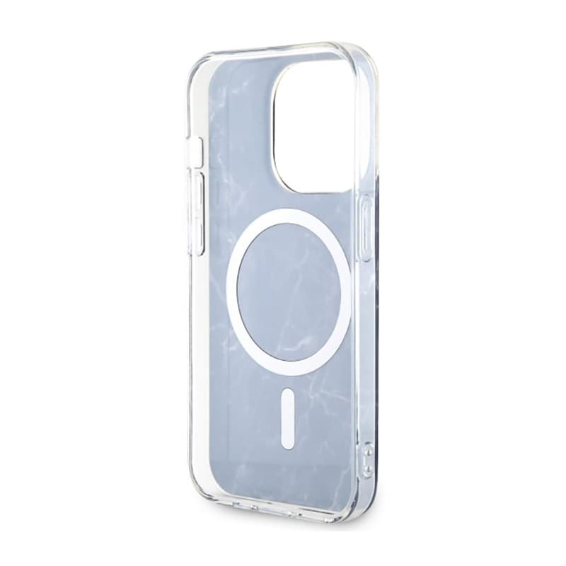 Guess Marble MagSafe - Case for iPhone 14 Pro (Black) 7