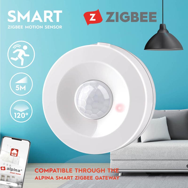 Alpina - Smart PIR motion sensor Zigbee network 5