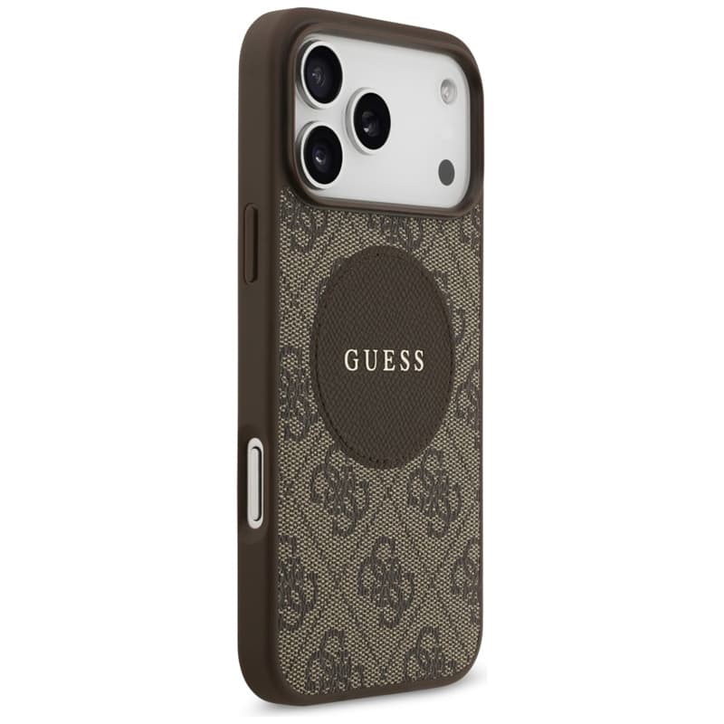 Guess 4G Circle Classic Logo MagSafe – Case iPhone 17 Pro Max (Brown) 4