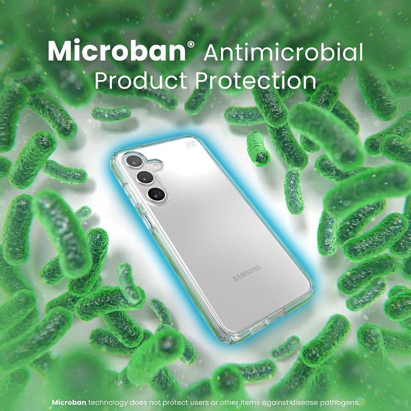 Speck Presidio Perfect-Clear - Samsung Galaxy S24+ Case (Clear/Clear) 4