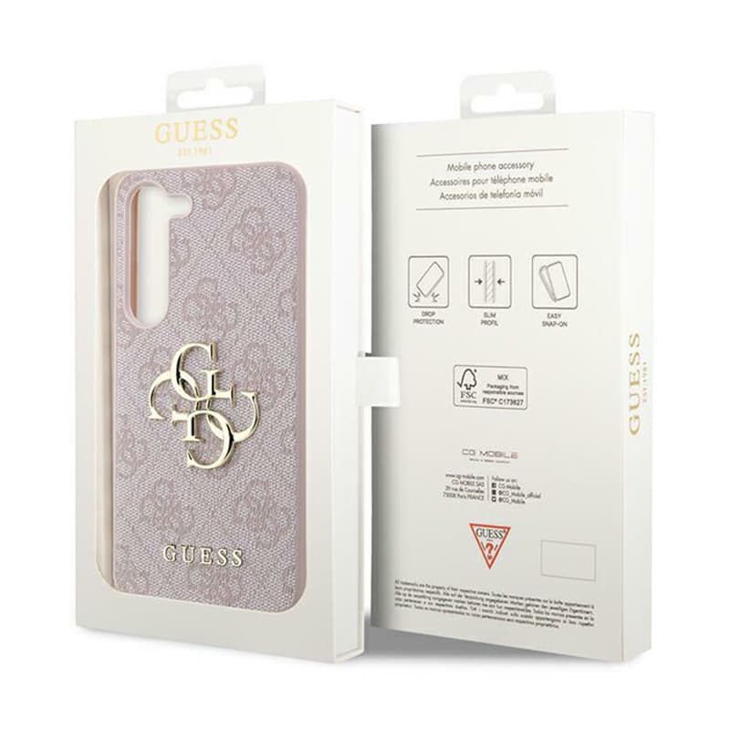 Guess 4G Big Metal Logo - Case Samsung Galaxy A35 5G (pink) 7