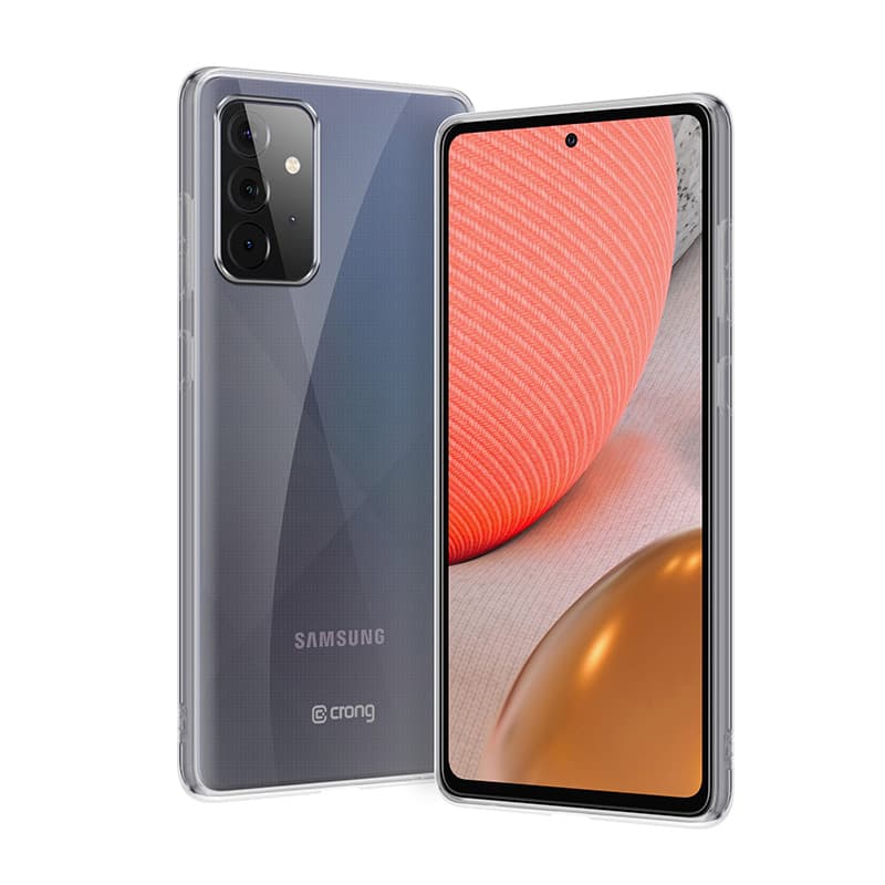 Crong Crystal Slim Cover - Samsung Galaxy A72 Case (Transparent) 3