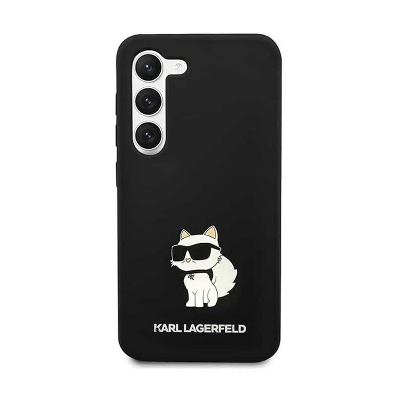 Karl Lagerfeld Silicone Choupette - Samsung Galaxy S24 Case (black) 3