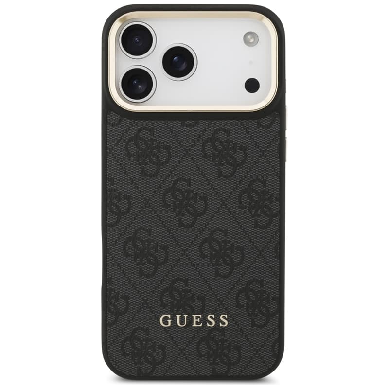 Guess Bundle Pack MagSafe 4G - Case + MagSafe Wallet Set for iPhone 17 Pro Max (Black) 3