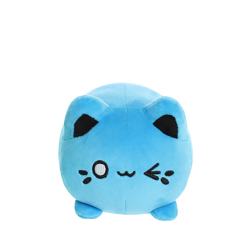 Tasty Peach - Plush Mascot 9 cm Electric Blue Meowchi 2