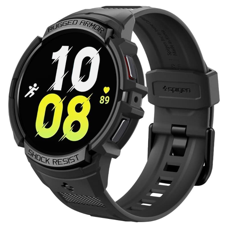 Spigen Rugged Armor Pro - Strap + case for Samsung Galaxy Watch 6 44 mm (Black)