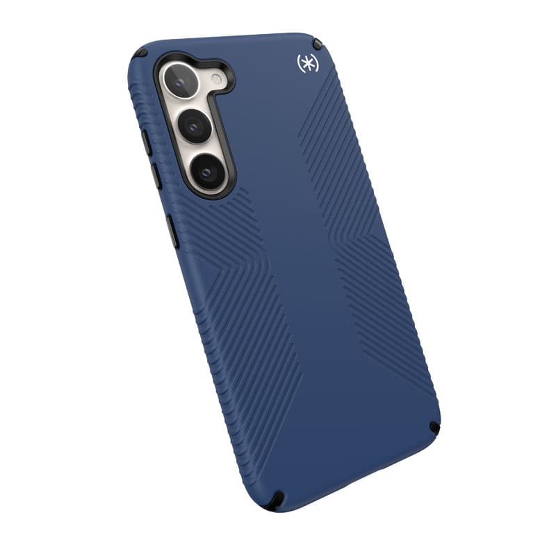 Speck Presidio2 Grip - Anti-slip Case for Samsung Galaxy S23+ (Coastal Blue/Black) 2