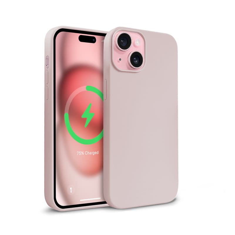 Crong Color Cover Magnetic - iPhone 15 MagSafe Case (sand pink) 6