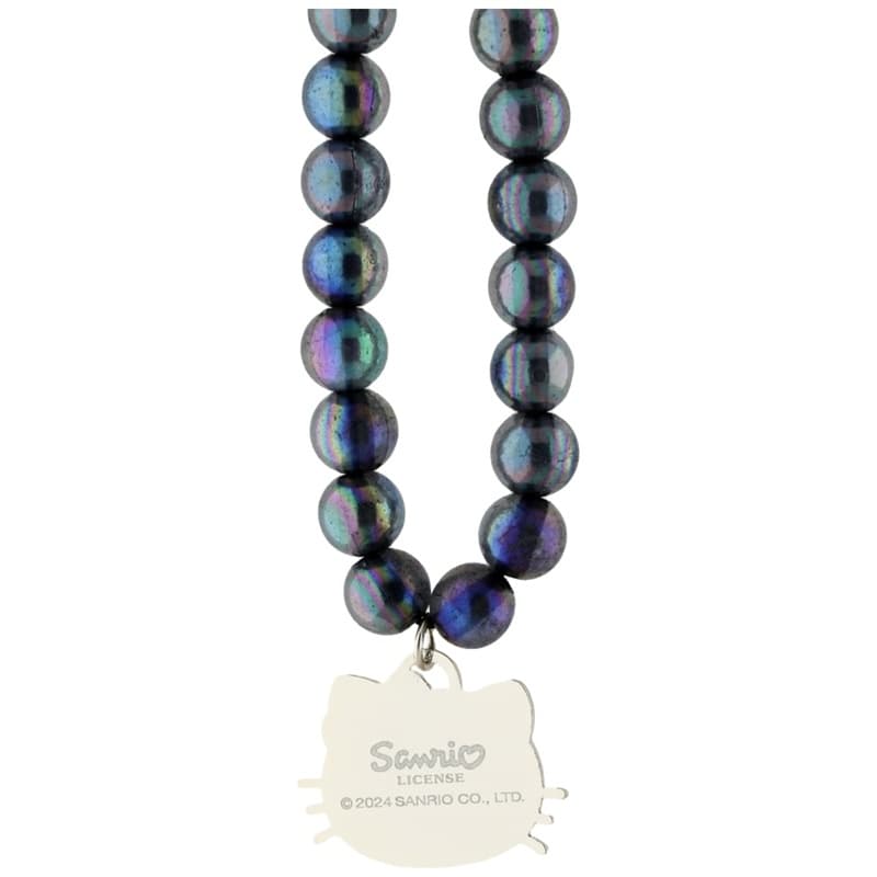 Hello Kitty Pearls Kitty Head - Phone Charm (Black) 3