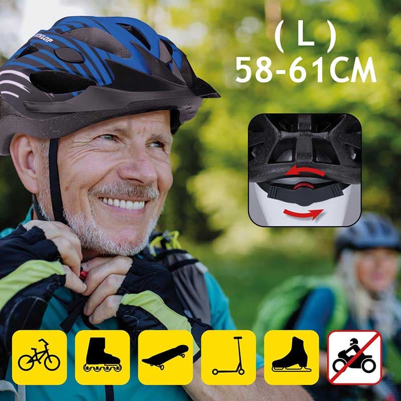 Dunlop - MTB Bike Helmet s. L (Blue) 3