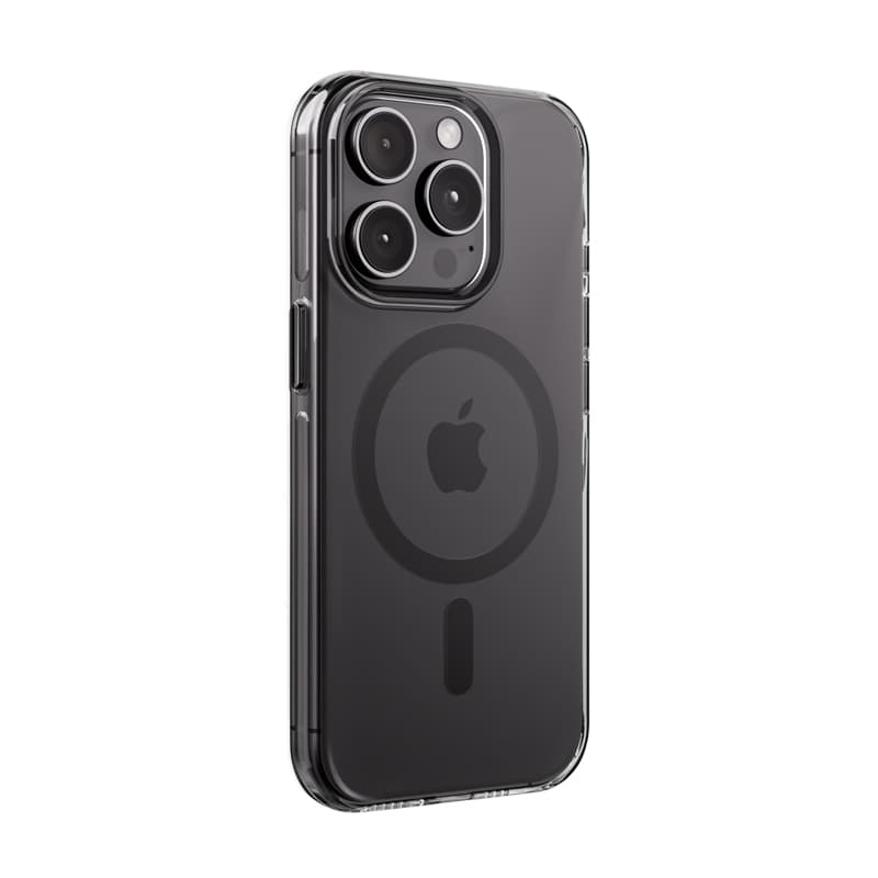 Crong Clear MAG Pro - iPhone 15 Pro MagSafe Case (Black) 4