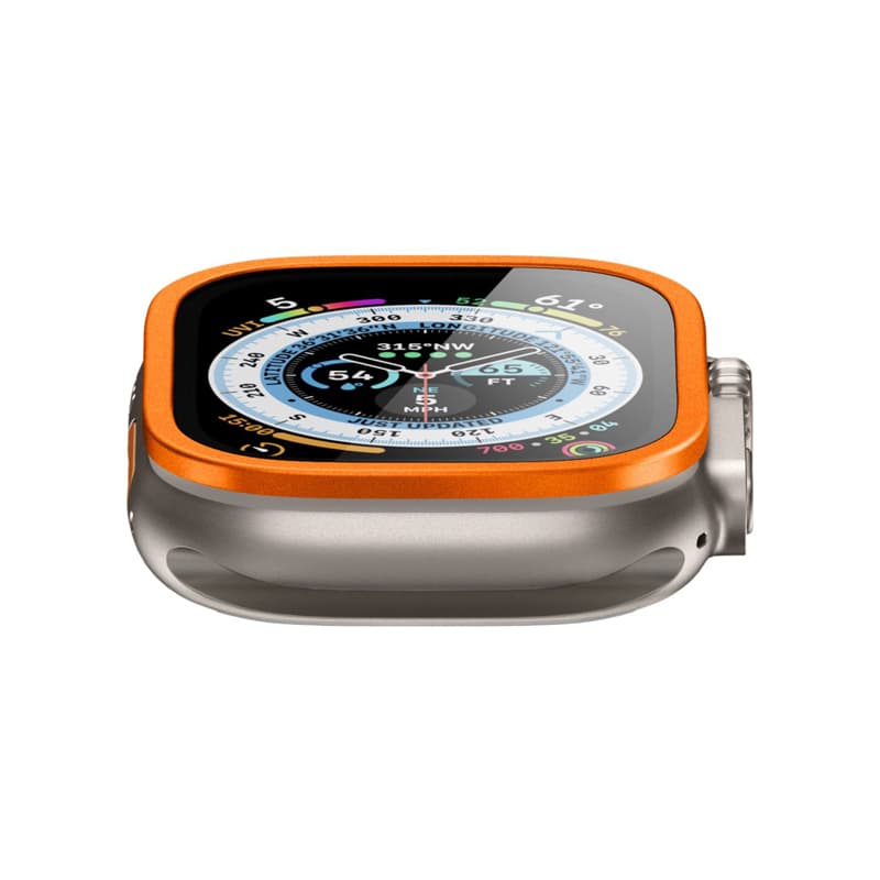 Spigen Glas.TR Slim Pro - Tempered glass for Apple Watch Ultra 49 mm (Orange) 5