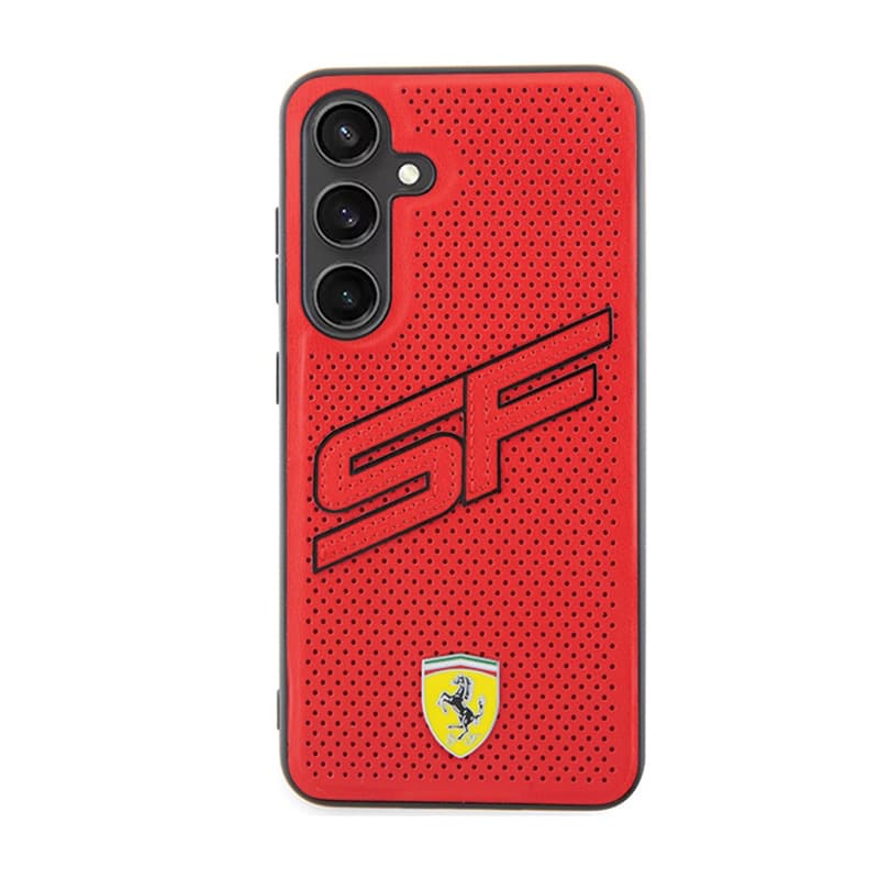 Ferrari Big SF Perforated - Samsung Galaxy S24 Case (Red) 3