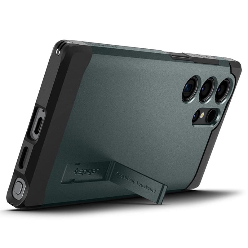 Spigen Tough Armor - Case for Samsung Galaxy S24 Ultra (Abyss Green) 7