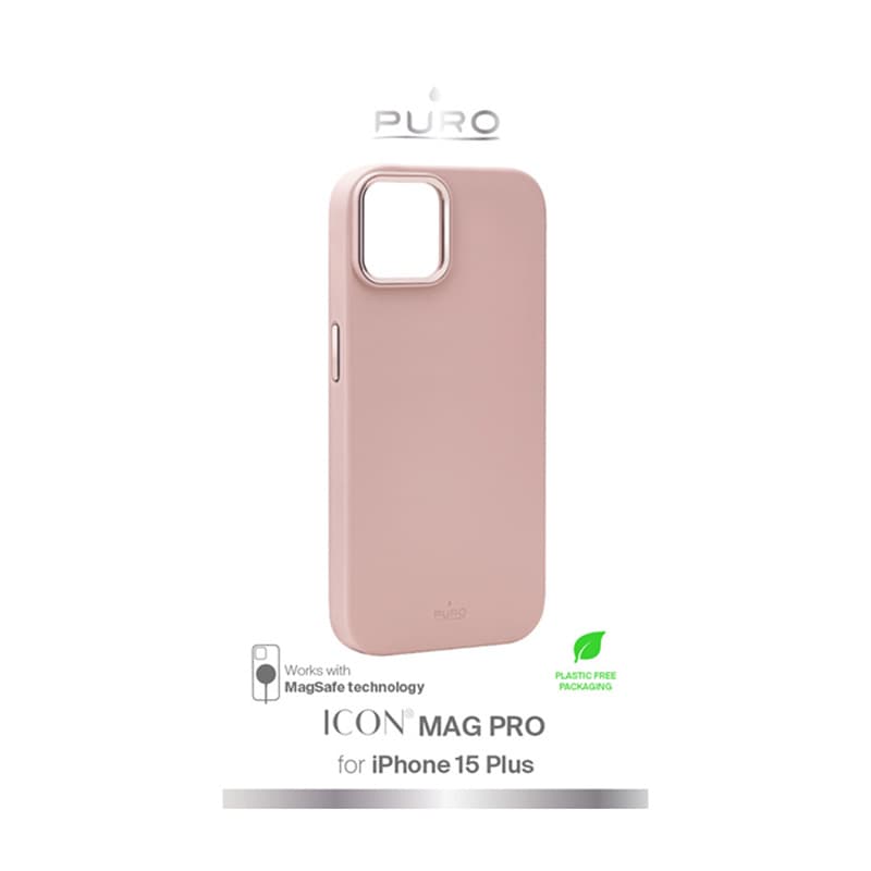 PURO ICON MAG PRO - Case for iPhone 15 Plus MagSafe (Rose) 3