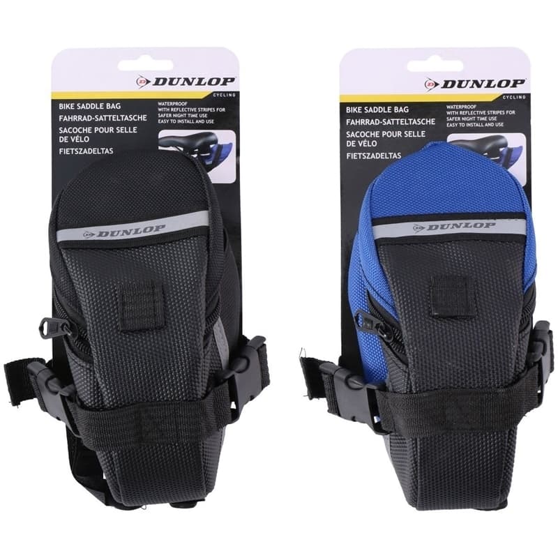 Dunlop - Bicycle bag / saddle bag (Black) 2
