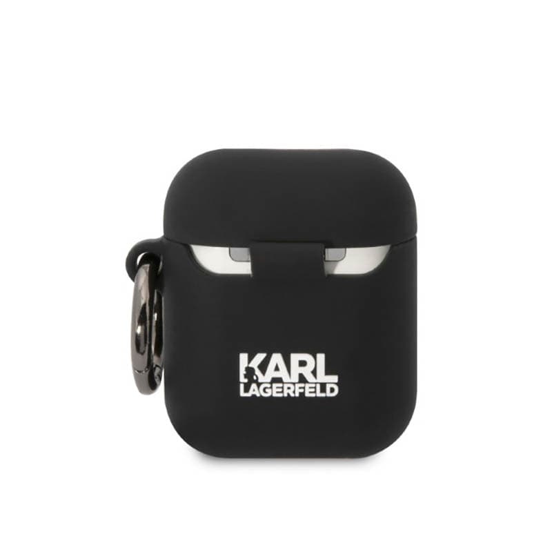 Karl Lagerfeld Silicone NFT Choupette Head 3D - AirPods 1/2 gen case (black) 2