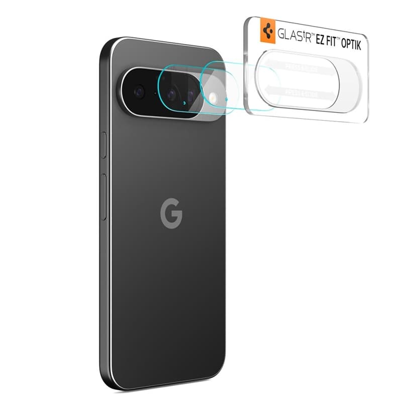 Spigen Optik GLAS.TR Camera Protector 2-Pack - Lens Protector for Google Pixel 10 (Crystal Clear) 3