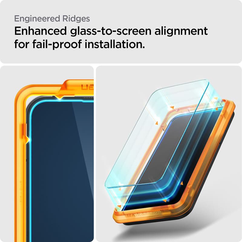 Spigen Alm Glas.TR 2-Pack - Tempered Glass for Nothing Phone 2 (Transparent) 8