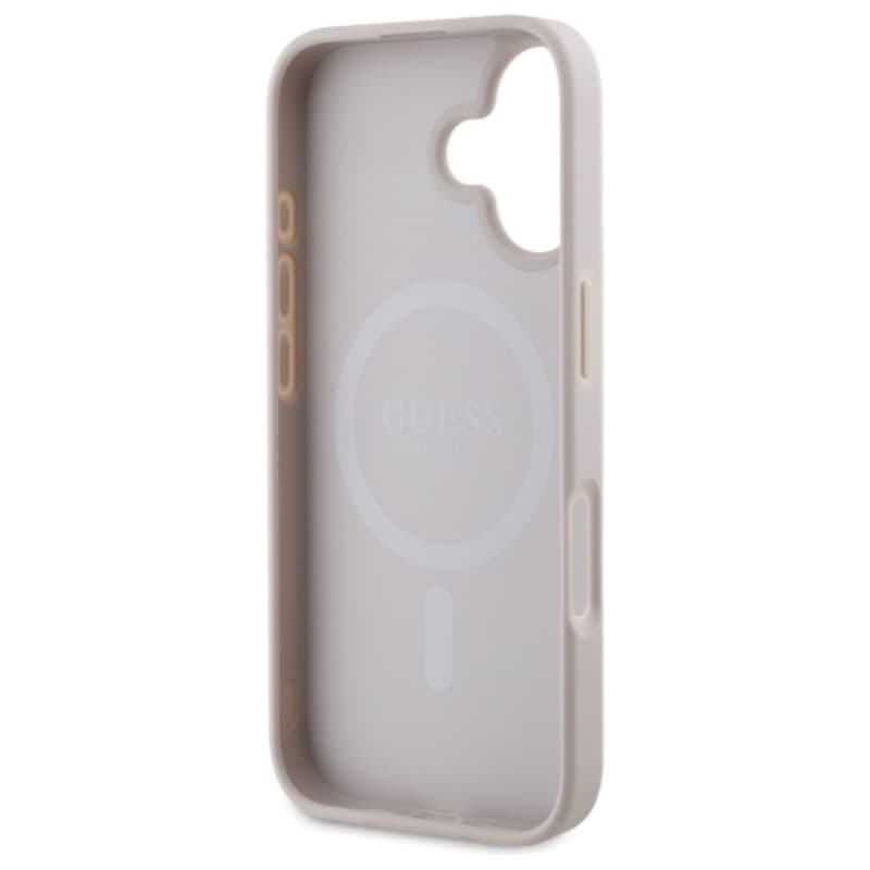 Guess 4G Ring Classic Logo MagSafe - Case for iPhone 16 (pink) 7