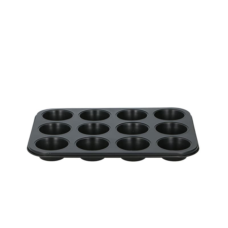 Alpina - Muffin / cupcake tin for 12 pieces non-stick (black) 3