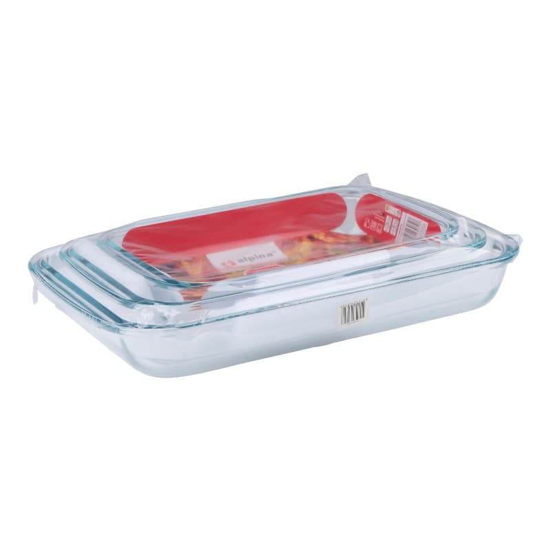 Alpina - Set of glass ovenproof dishes (3 pieces) 7