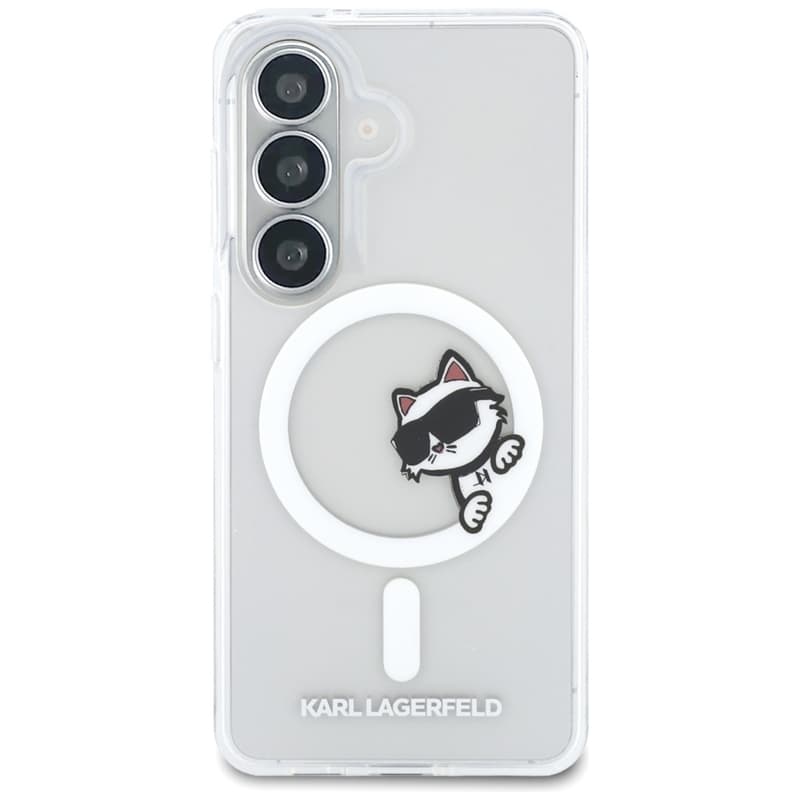 Karl Lagerfeld IML Peekaboo Choupette MagSafe - Samsung Galaxy S26 Case (Clear) 3