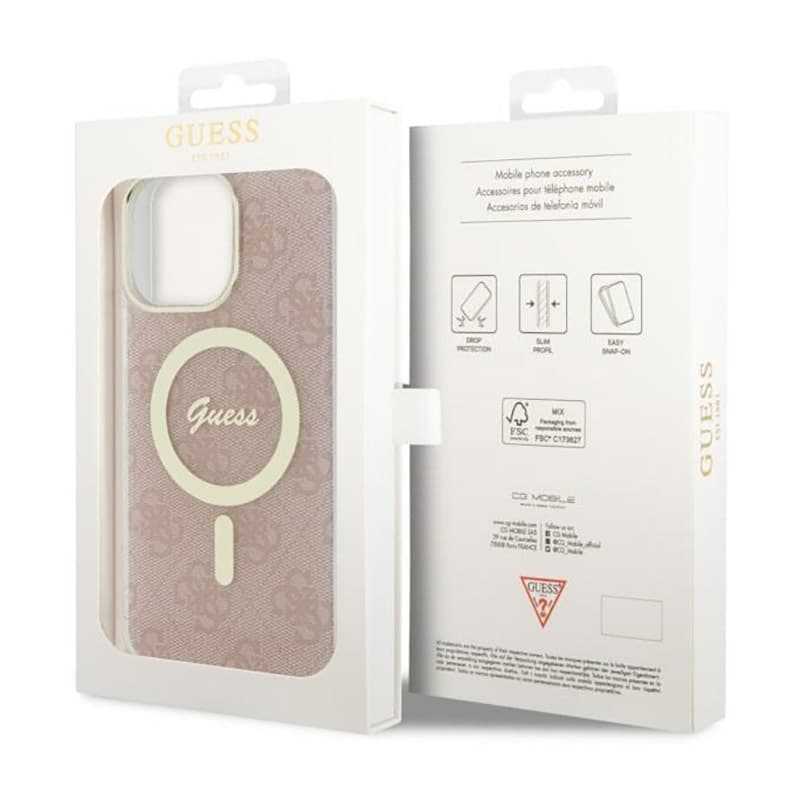 Guess 4G MagSafe - Case for iPhone 14 Pro Max (Pink) 8