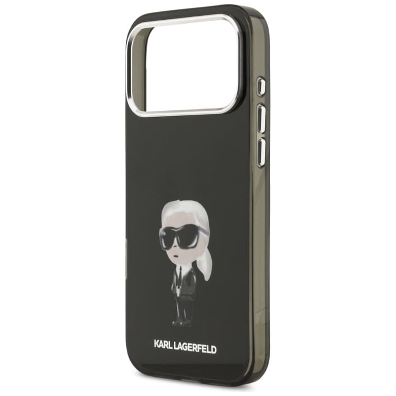 Karl Lagerfeld IML Aquarelle Karl & Logo MagSafe - Case iPhone 17 Pro Max (Black) 6