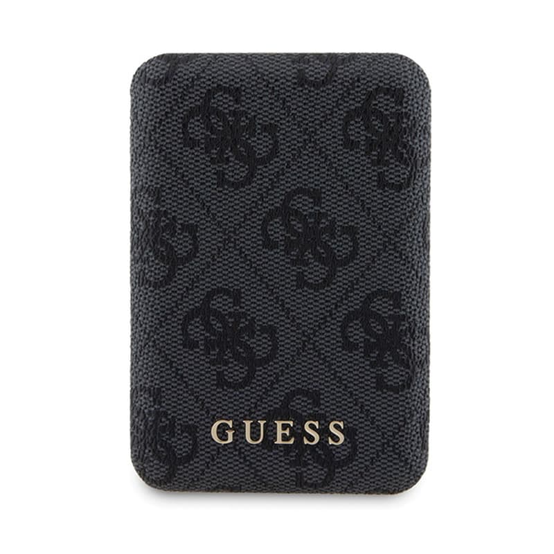 Guess Bundle Pack MagSafe 4G Metal Gold Logo - Case set + Power Bank 5000mAh MagSafe iPhone 15 (black) 8