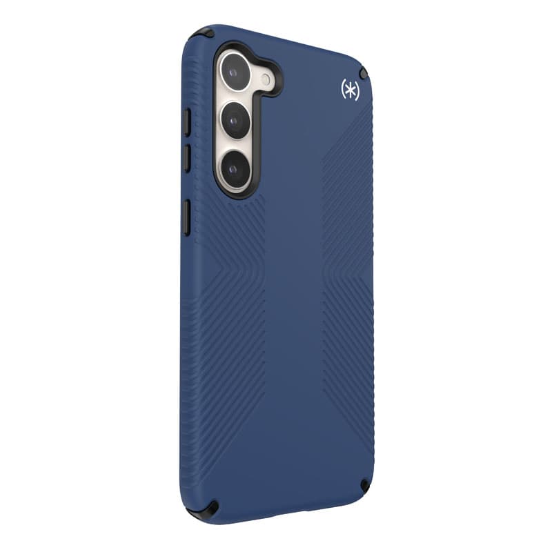 Speck Presidio2 Grip - Anti-slip Case for Samsung Galaxy S23+ (Coastal Blue/Black) 4