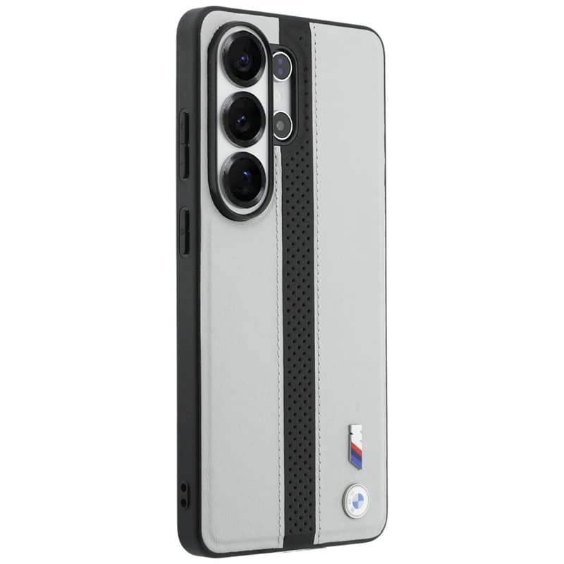 BMW M Perforated Stripe Logo MagSafe - Samsung Galaxy S26 Ultra Case (Gray) 4
